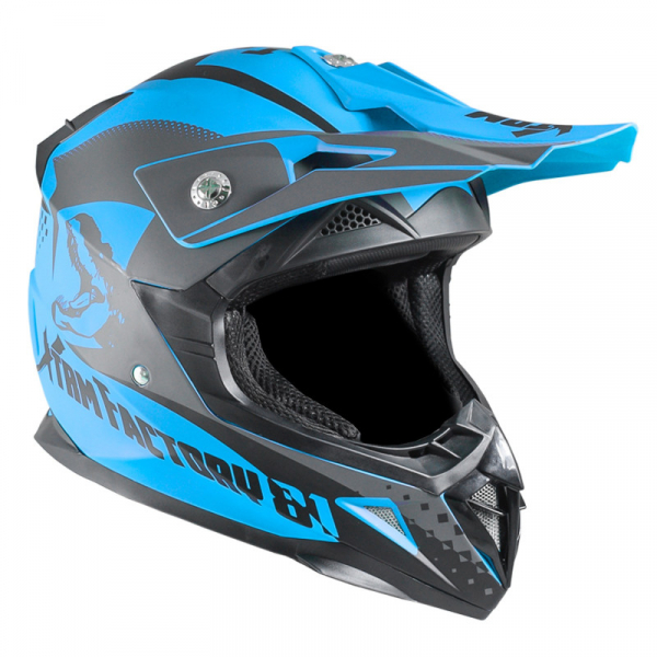 Kinder Crosshelm XTRM 81 blau